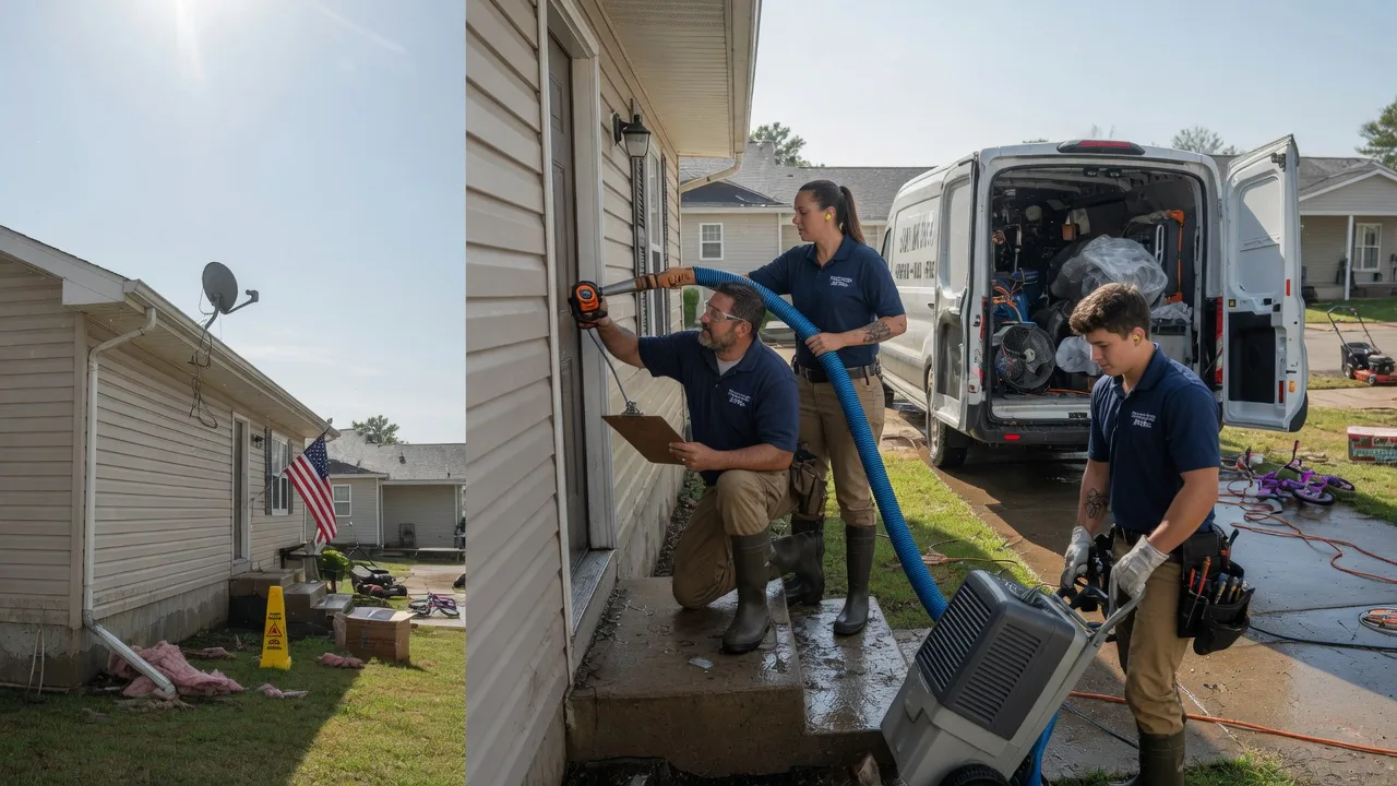 Ceiling Water Damage Restoration in Murdock, IL near me